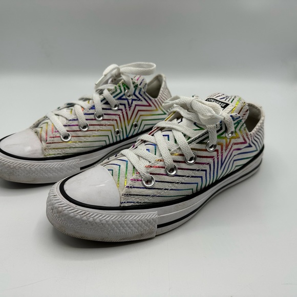 Converse Ox "All Of The Stars" Shoes Chuck Taylor All Star Lace Up Low Women's 6 - Picture 2 of 10